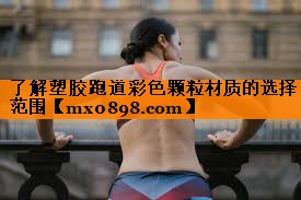 了解塑胶跑道彩色颗粒材质的选择范围